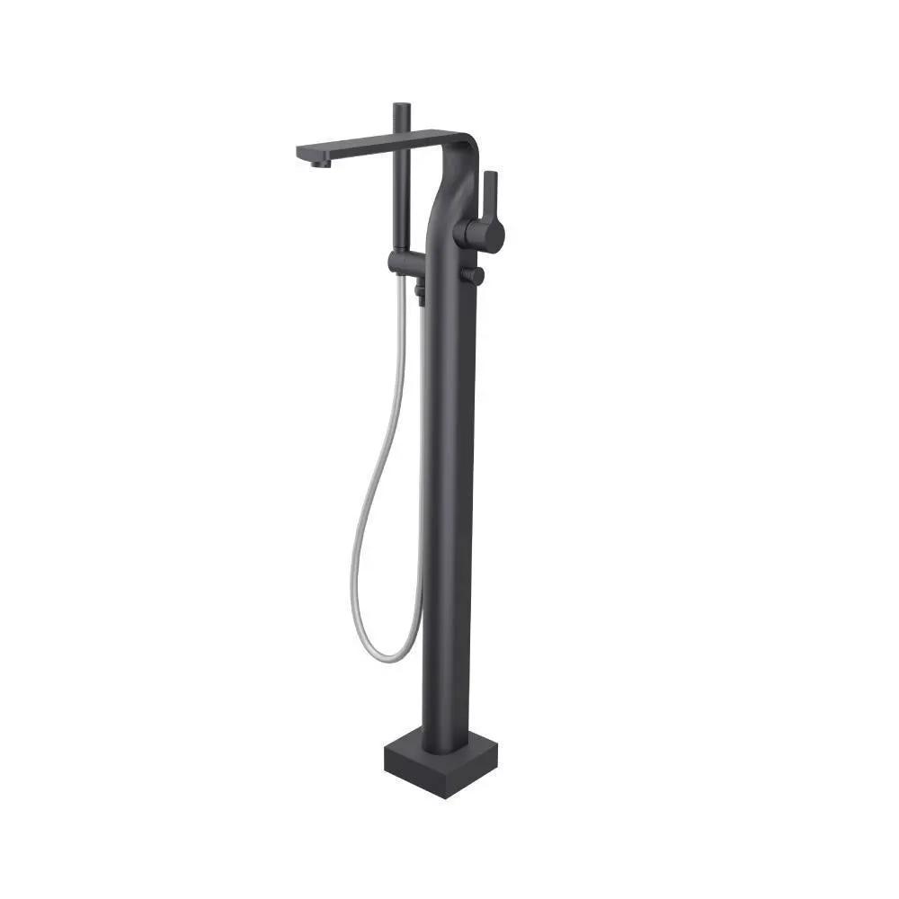 Flusso Serie 260 Freestanding Floor Mount Bathtub / Tub Filler with Hand Shower by Flusso