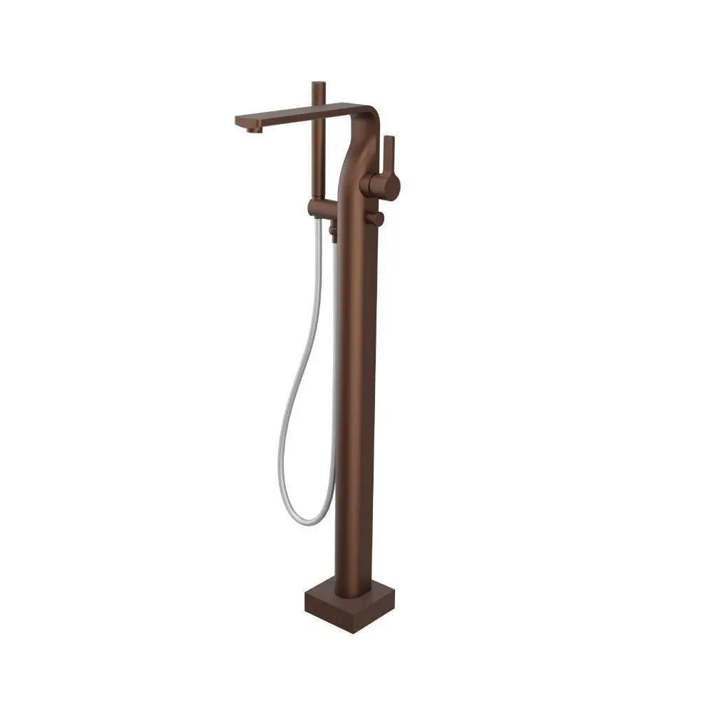 Flusso Serie 260 Freestanding Floor Mount Bathtub / Tub Filler with Hand Shower by Flusso
