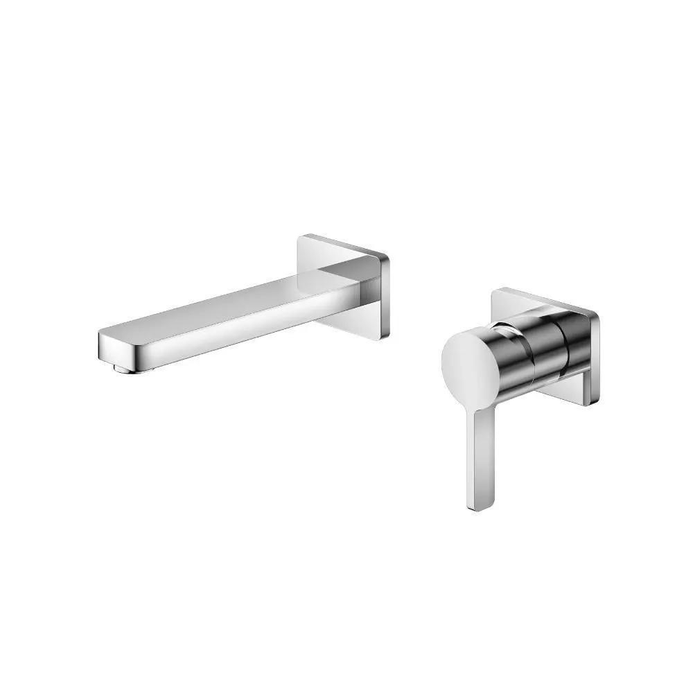 chrome bathroom faucet
