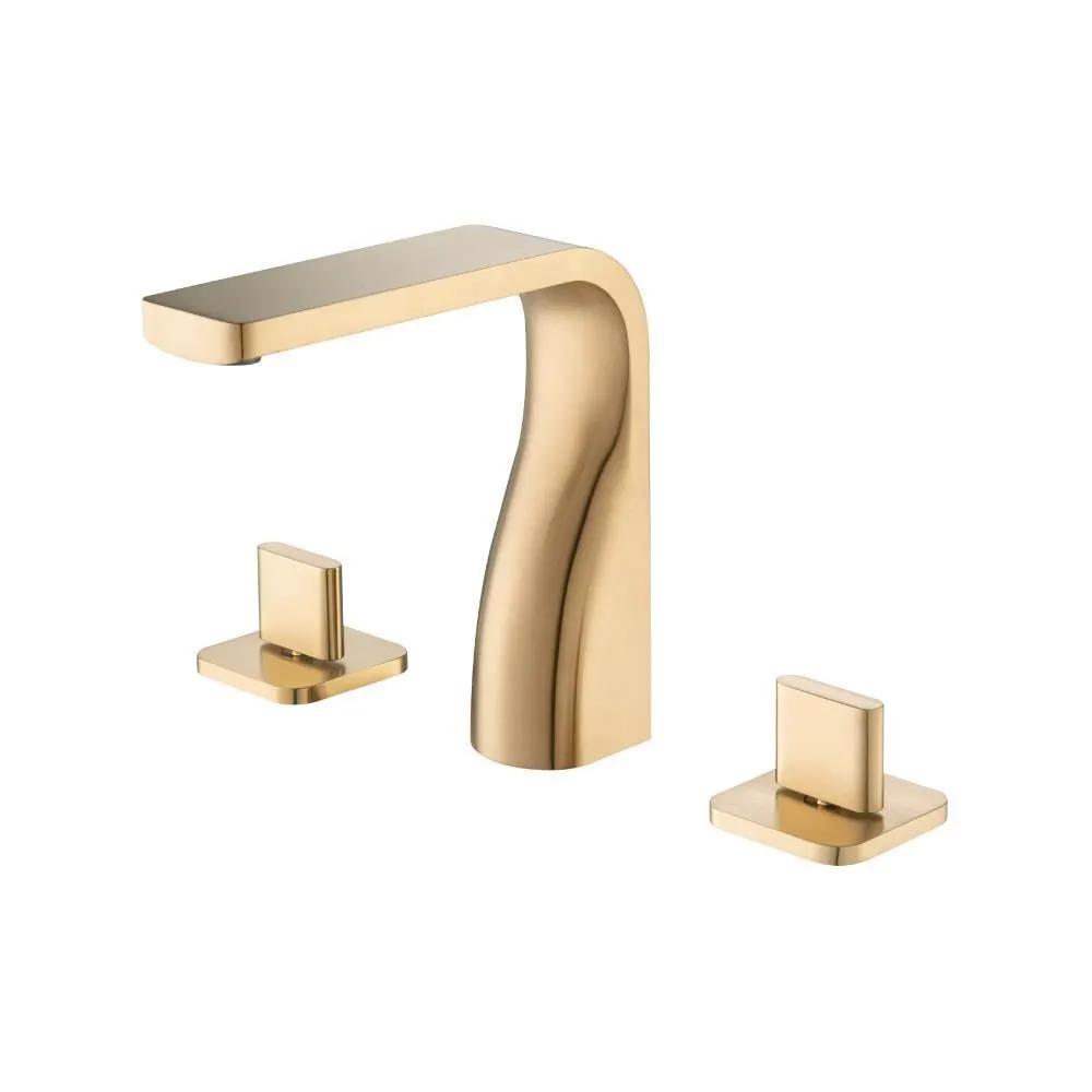 Flusso Serie 260 Three Hole 8" Widespread Two Handle Bathroom Faucet by Flusso