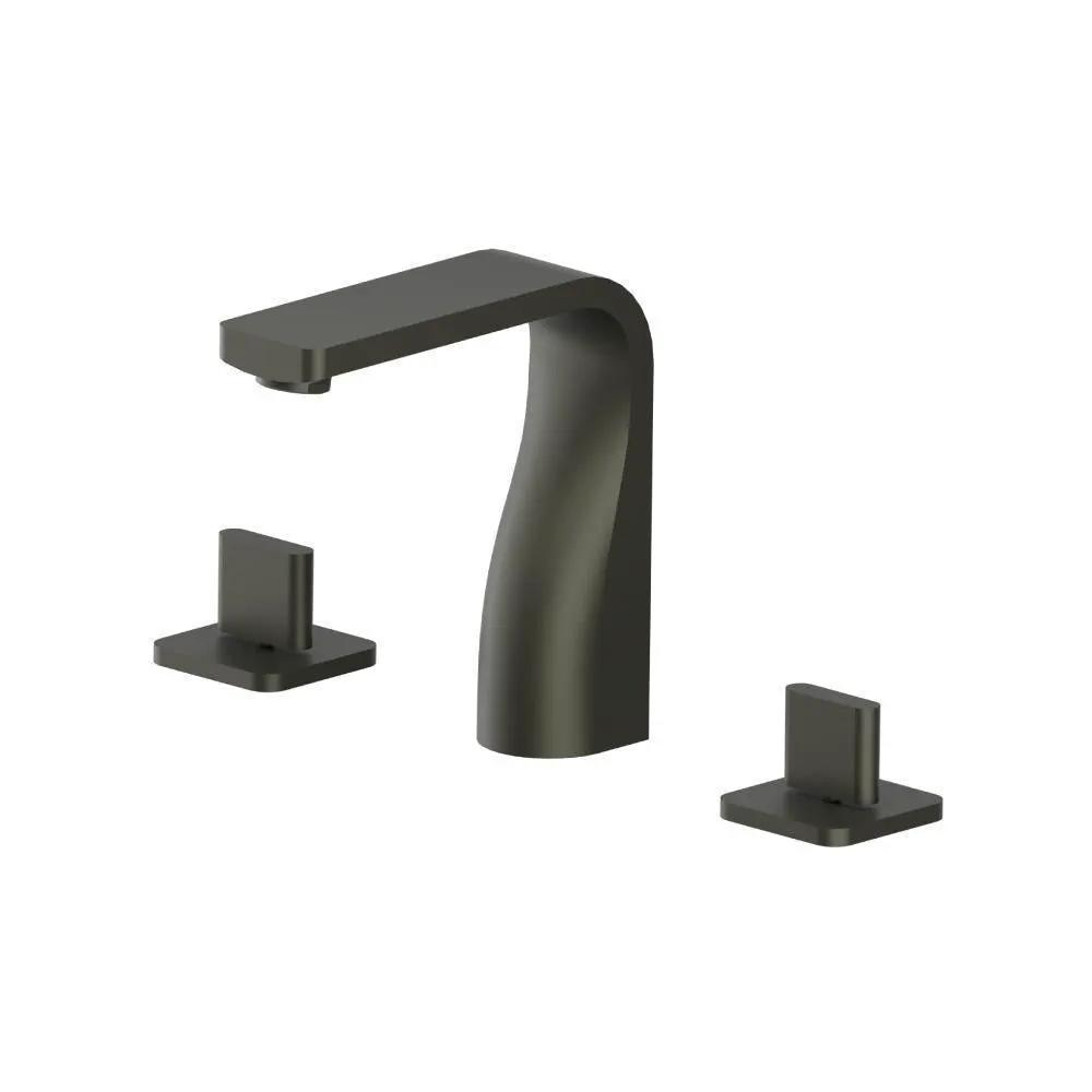 Flusso Serie 260 Three Hole 8" Widespread Two Handle Bathroom Faucet by Flusso