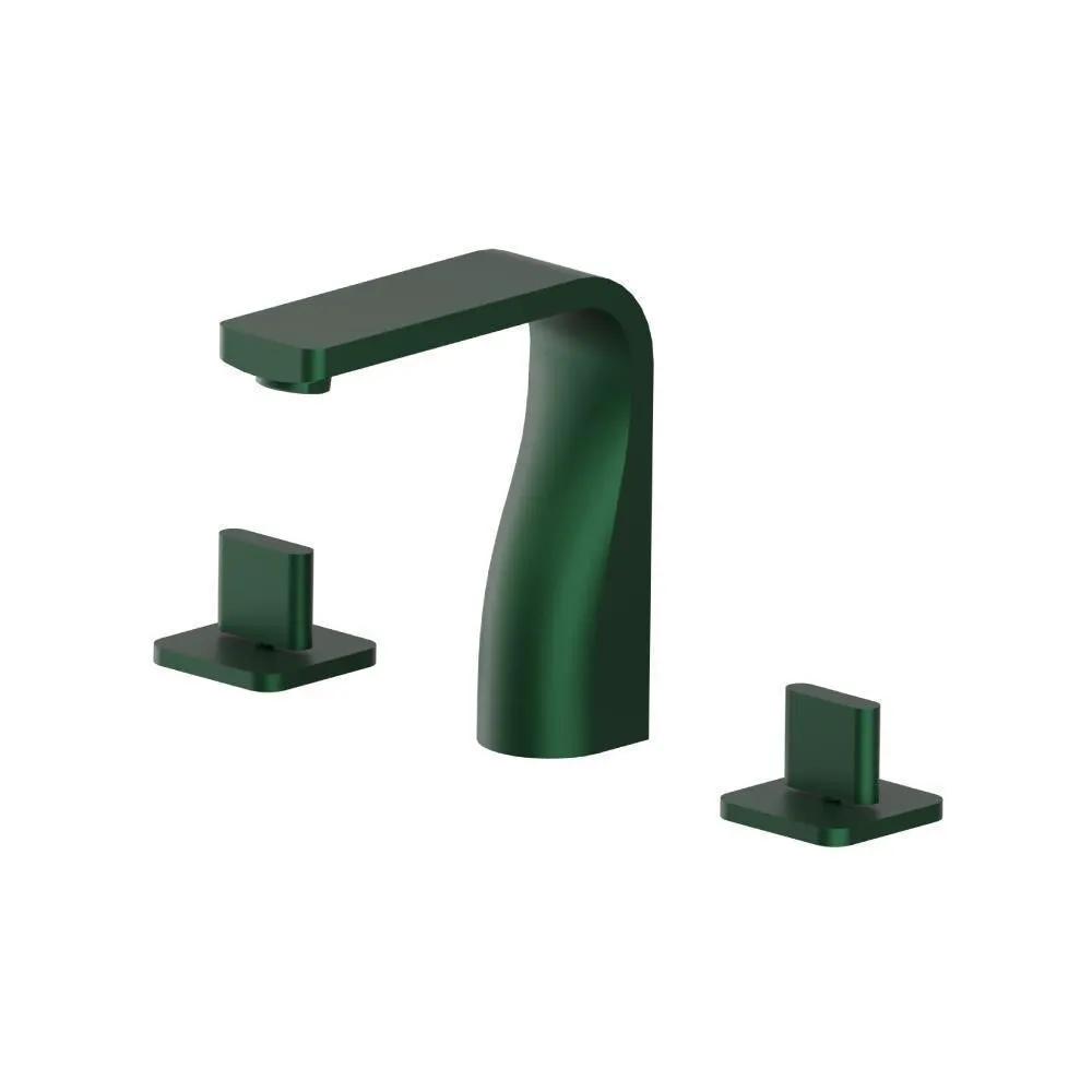 Flusso Serie 260 Three Hole 8" Widespread Two Handle Bathroom Faucet by Flusso