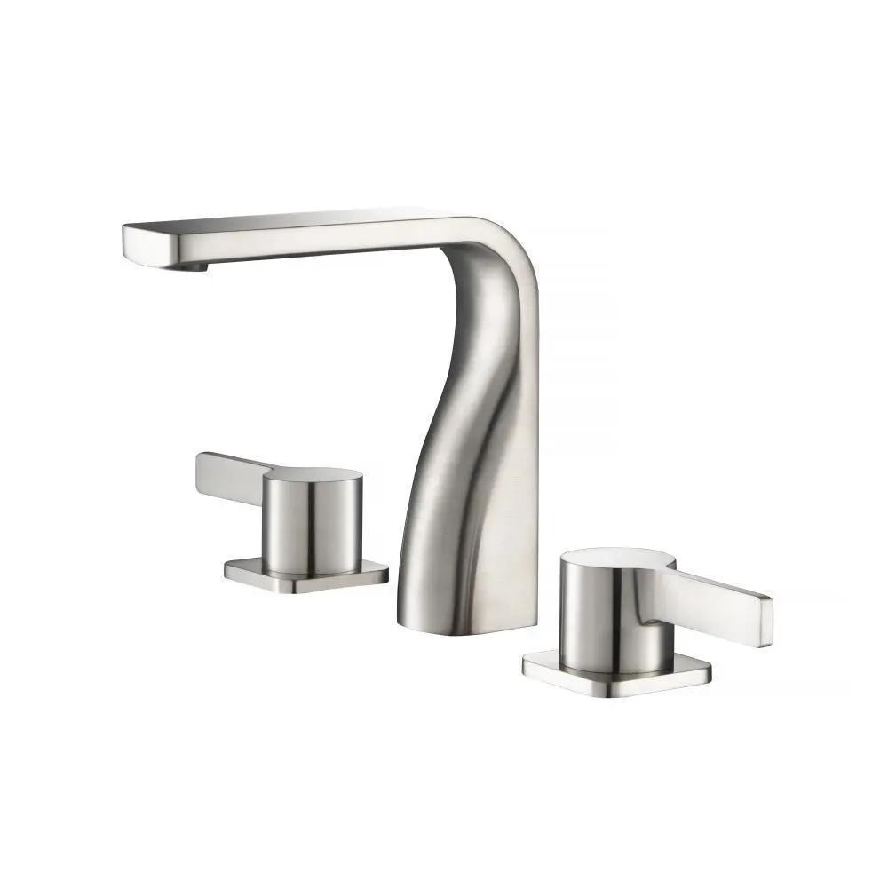 Flusso Serie 260 Three Hole 8" Widespread Two Handle Bathroom Faucet by Flusso