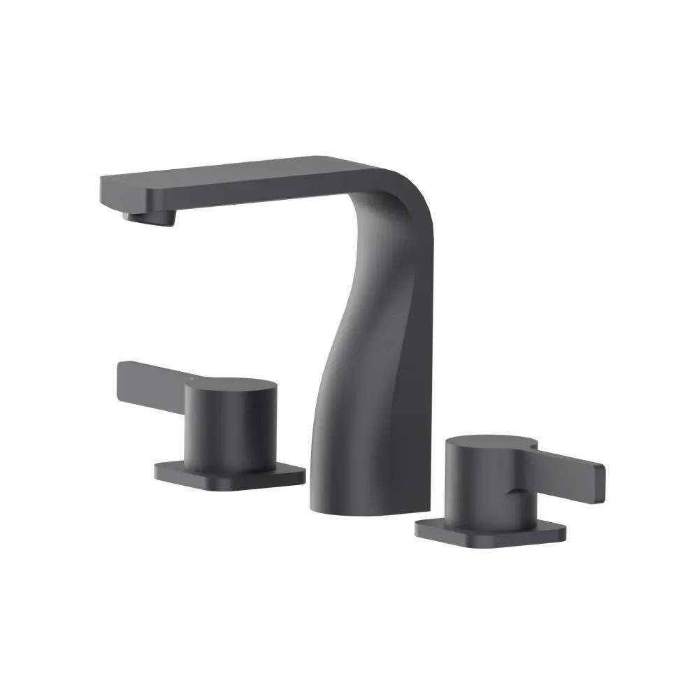 Flusso Serie 260 Three Hole 8" Widespread Two Handle Bathroom Faucet by Flusso