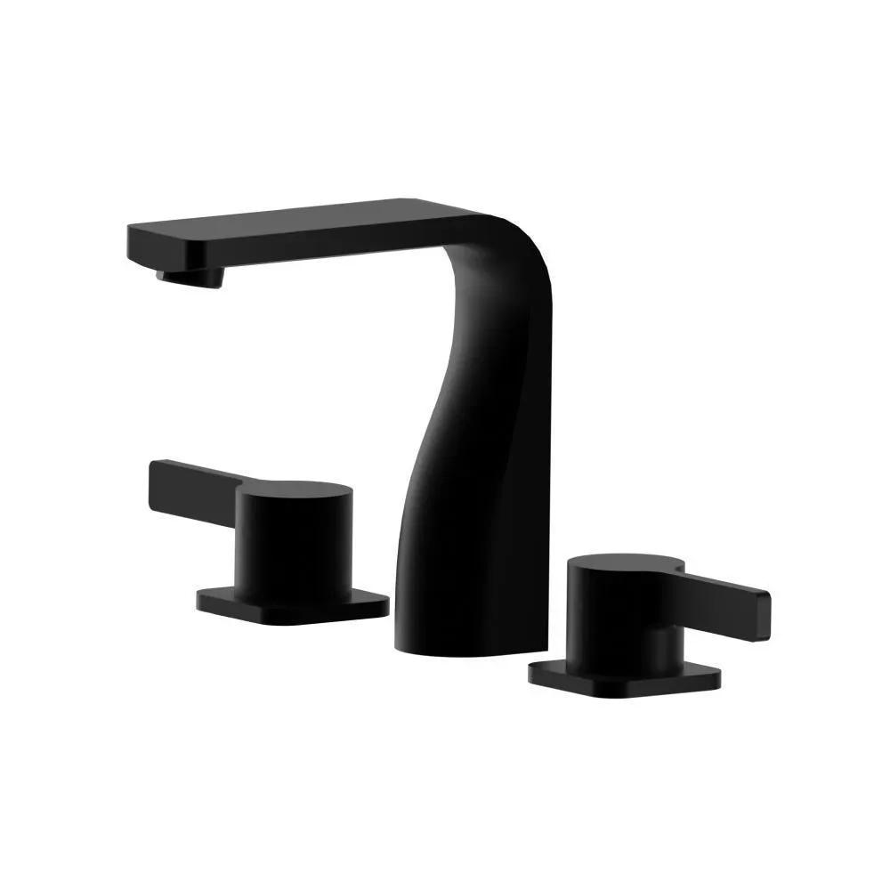Flusso Serie 260 Three Hole 8" Widespread Two Handle Bathroom Faucet by Flusso