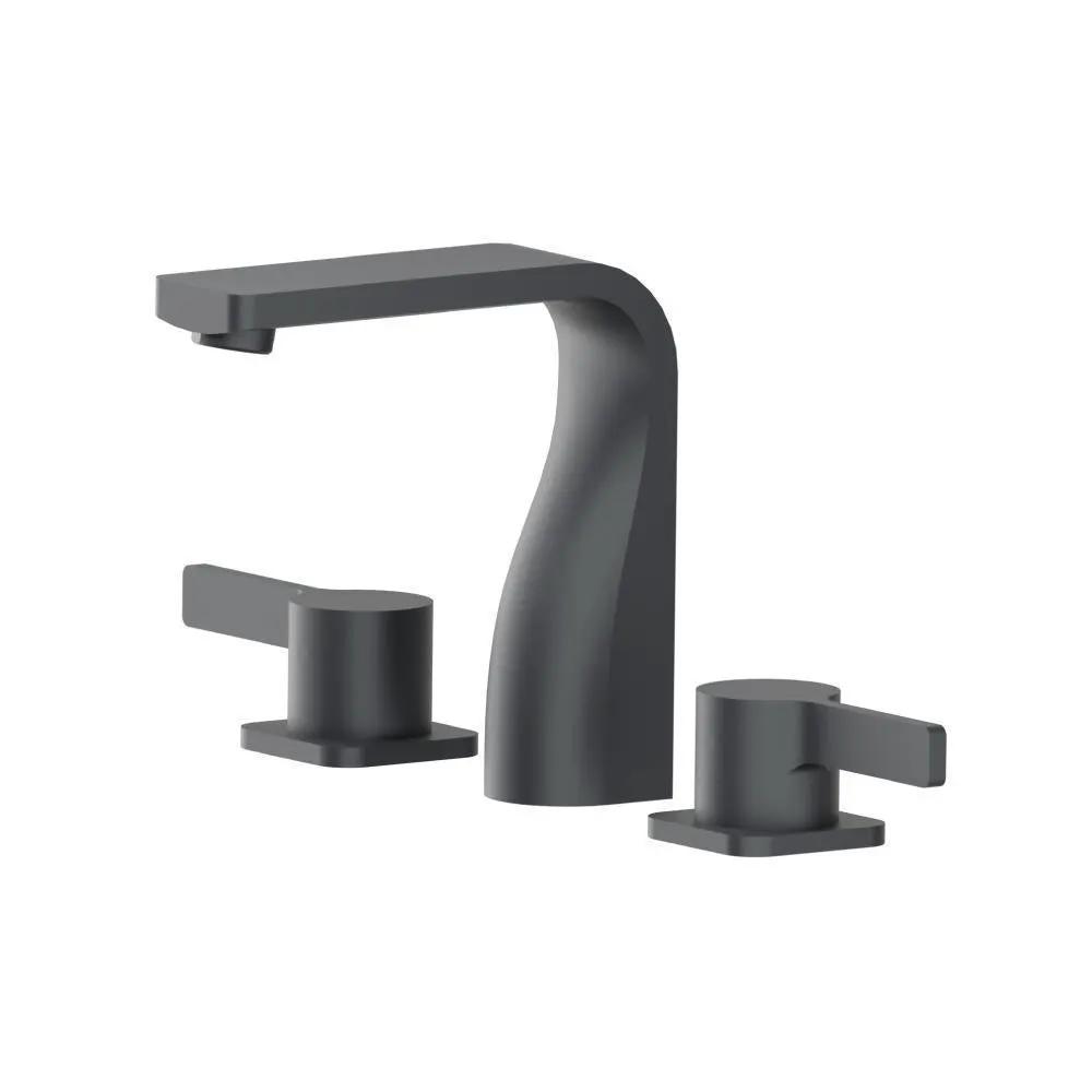 Flusso Serie 260 Three Hole 8" Widespread Two Handle Bathroom Faucet by Flusso