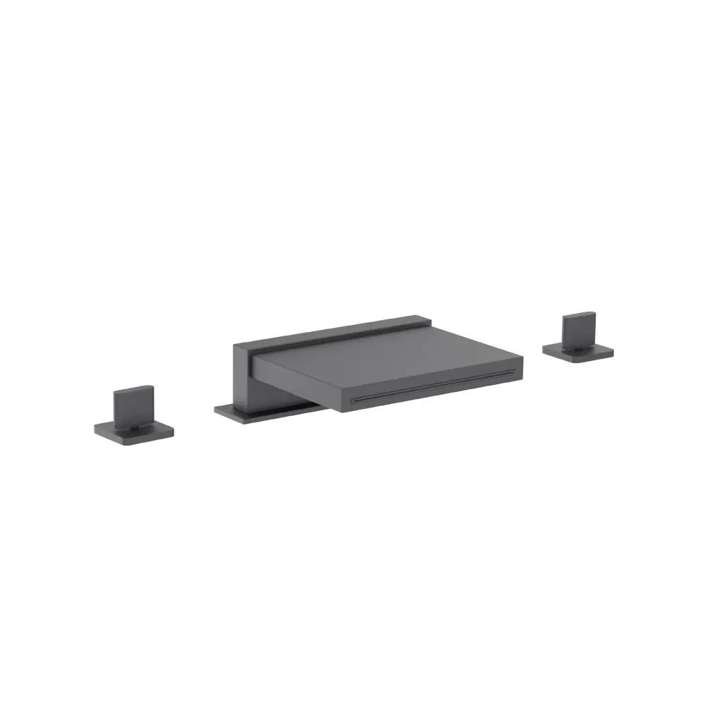 Flusso Serie 260 3 Hole Deck Mount Cascade / Sheet Flow Roman Tub Faucet by Flusso