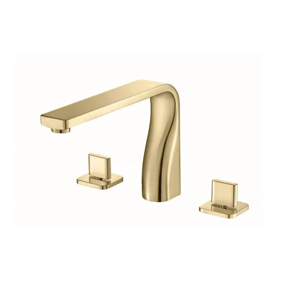 Flusso Serie 260 3 Hole Deck Mount Roman Tub Faucet by Flusso