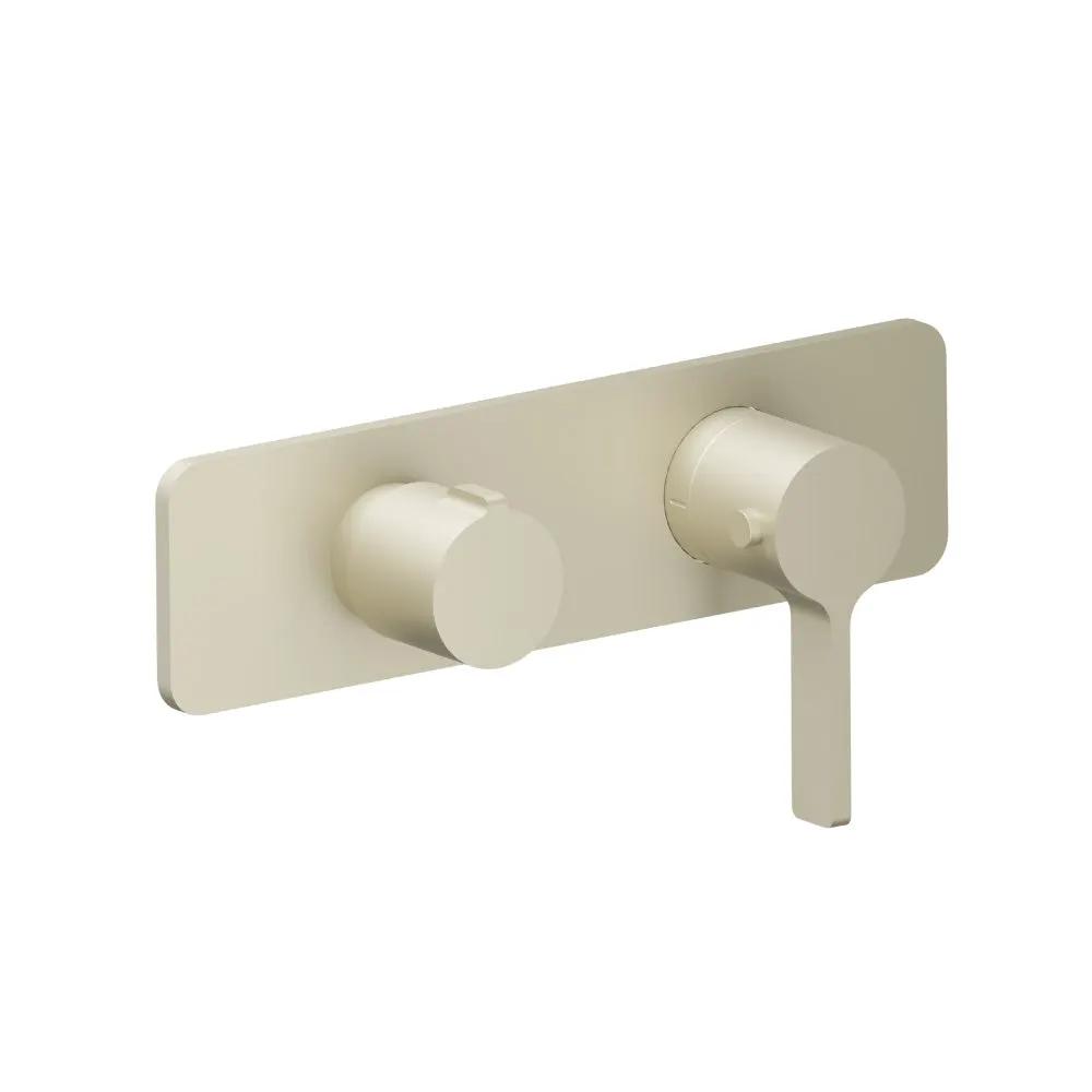 Flusso Serie 260 3/4" Horizontal Thermostatic Shower Valve and Trim - 2 Output by Flusso