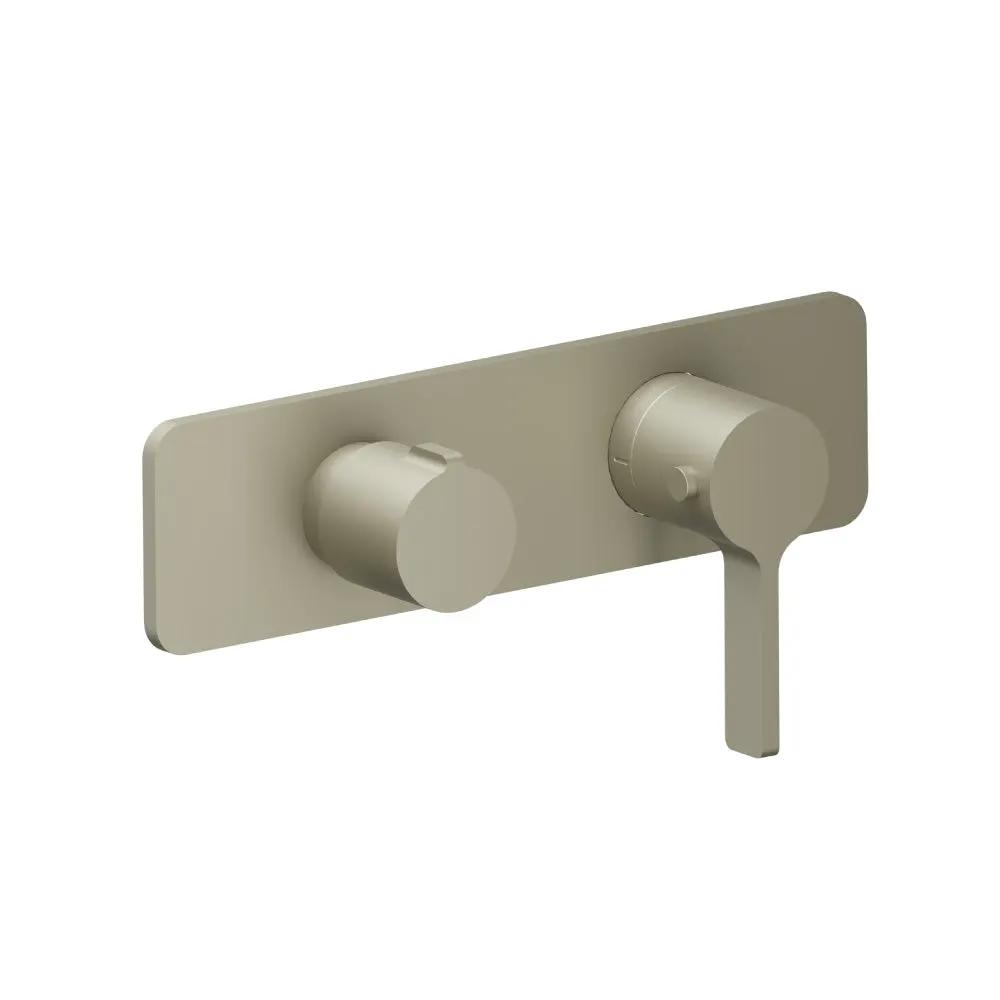Flusso Serie 260 3/4" Horizontal Thermostatic Shower Valve and Trim - 2 Output by Flusso