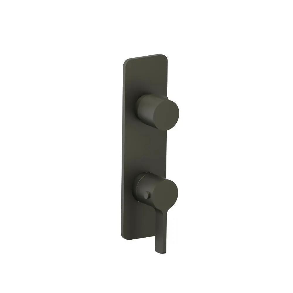 Flusso Serie 260 3/4" Horizontal Thermostatic Shower Valve and Trim - 1- Output by Flusso