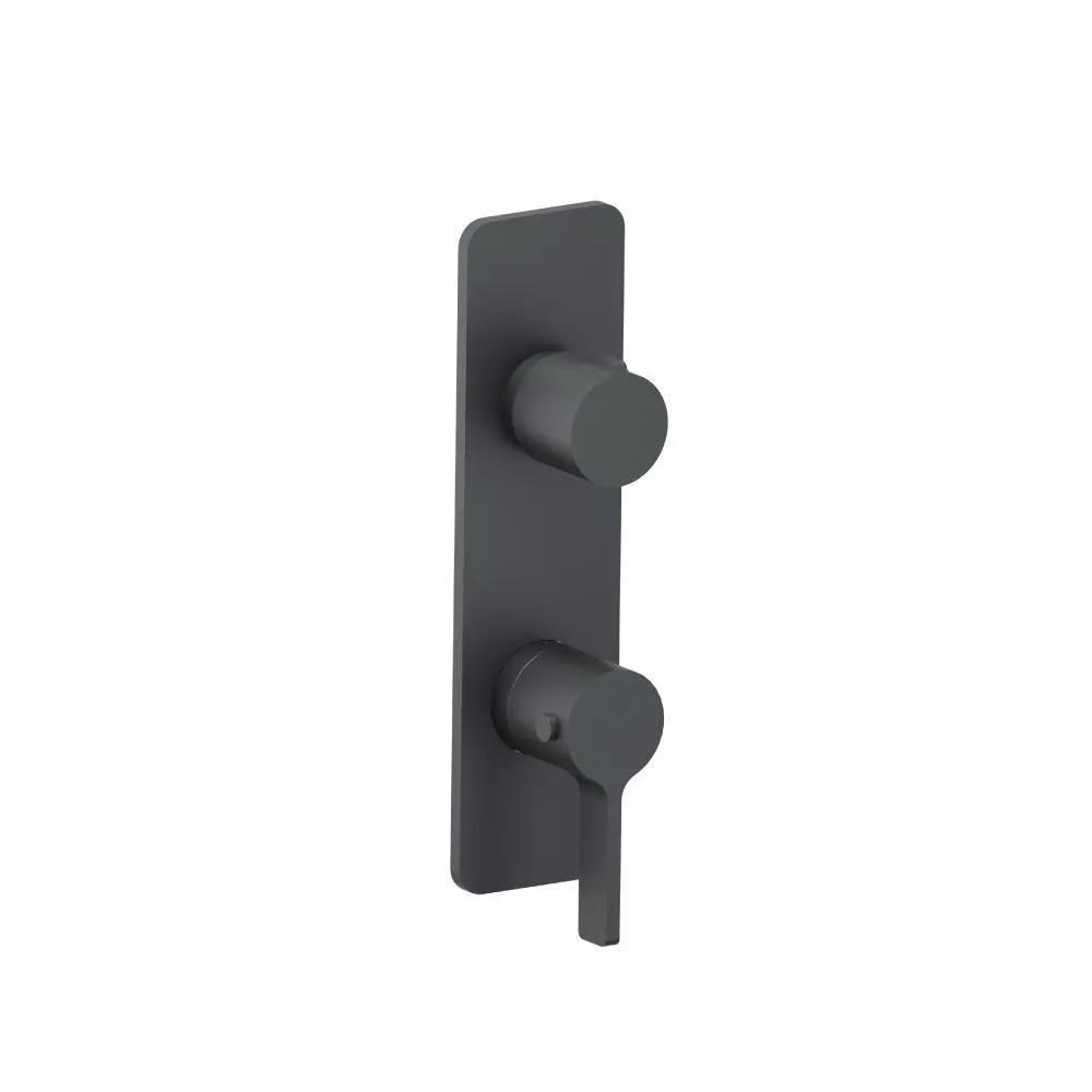 Flusso Serie 260 3/4" Horizontal Thermostatic Shower Valve and Trim - 1- Output by Flusso