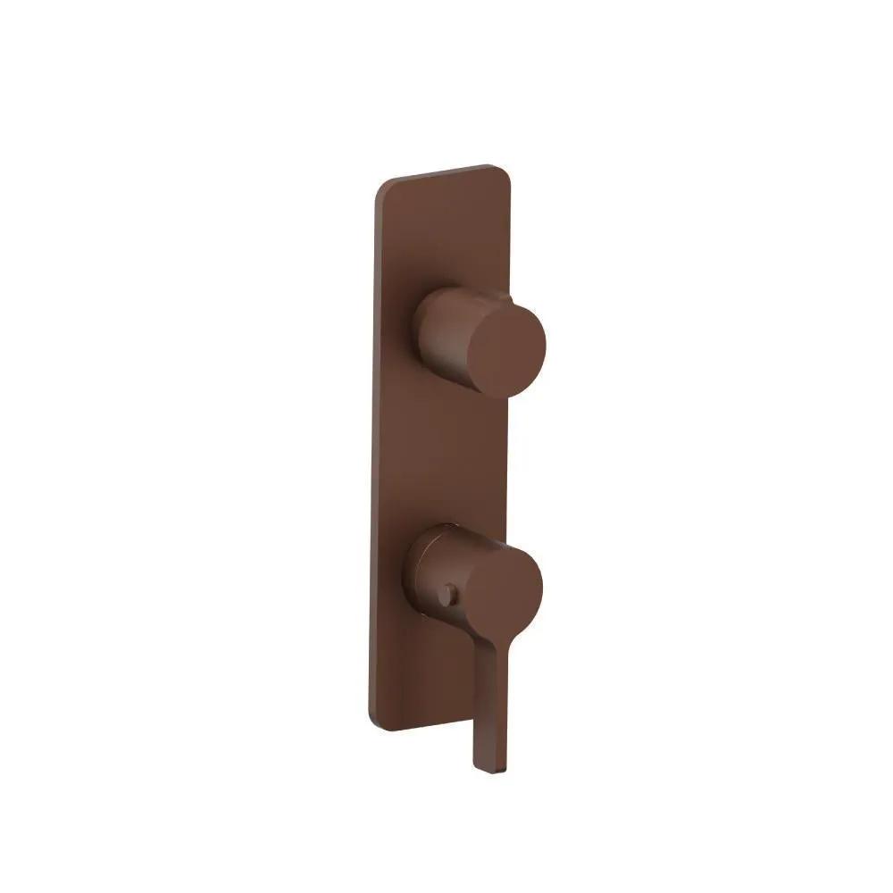 Flusso Serie 260 3/4" Horizontal Thermostatic Shower Valve and Trim - 1- Output by Flusso