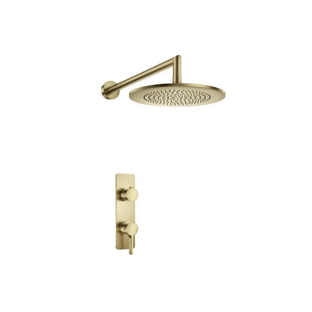 Flusso Serie 260 Single Output Shower Set with Shower Head and Arm by Flusso