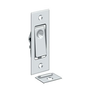 polished chrome pocket door bolt