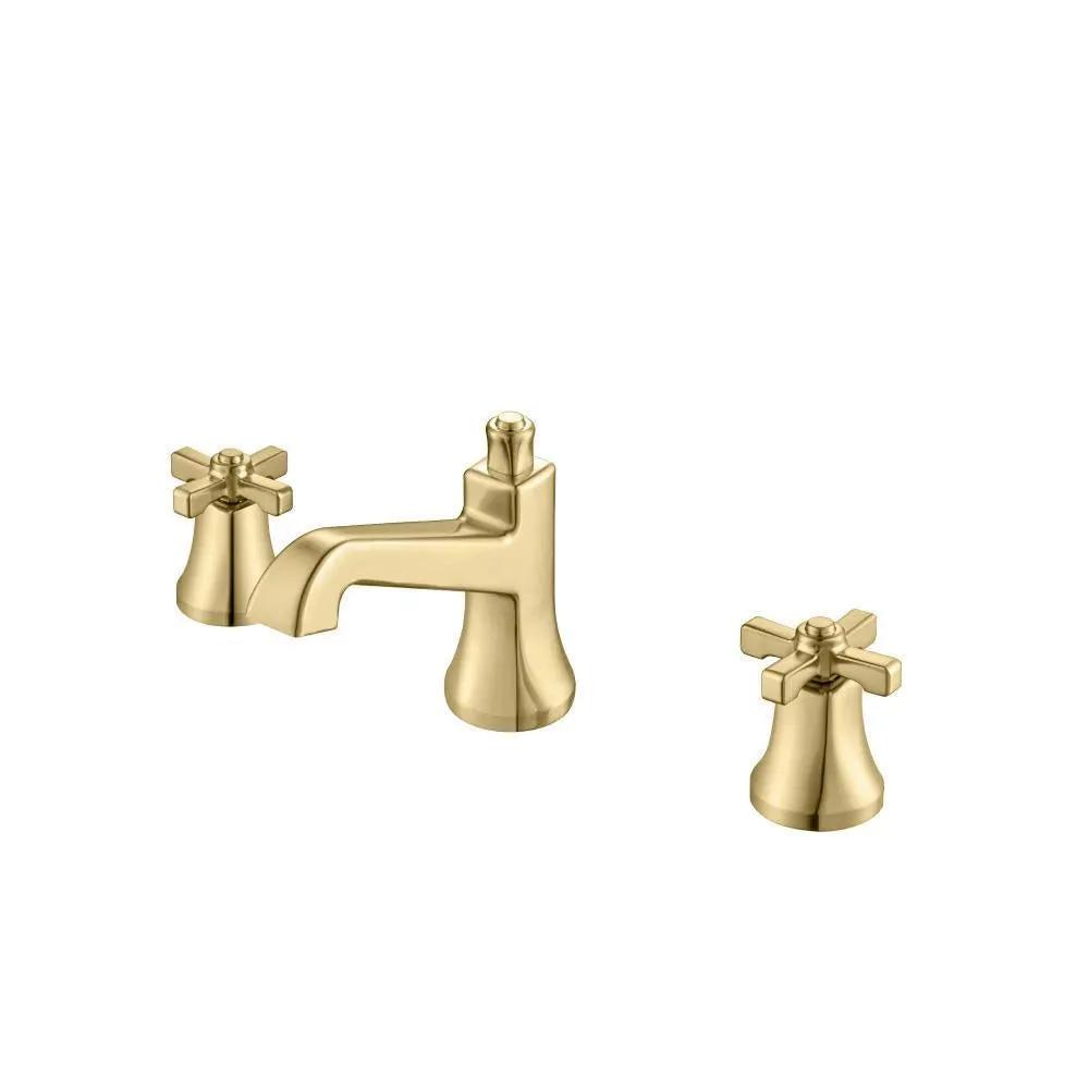 Flusso Serie 270 Three Hole 8" Widespread Two Handle Bathroom Faucet by Flusso