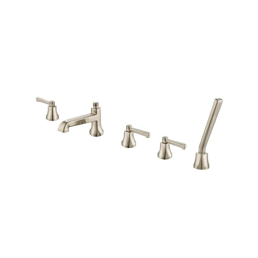 brushed nickel pvd tub faucet