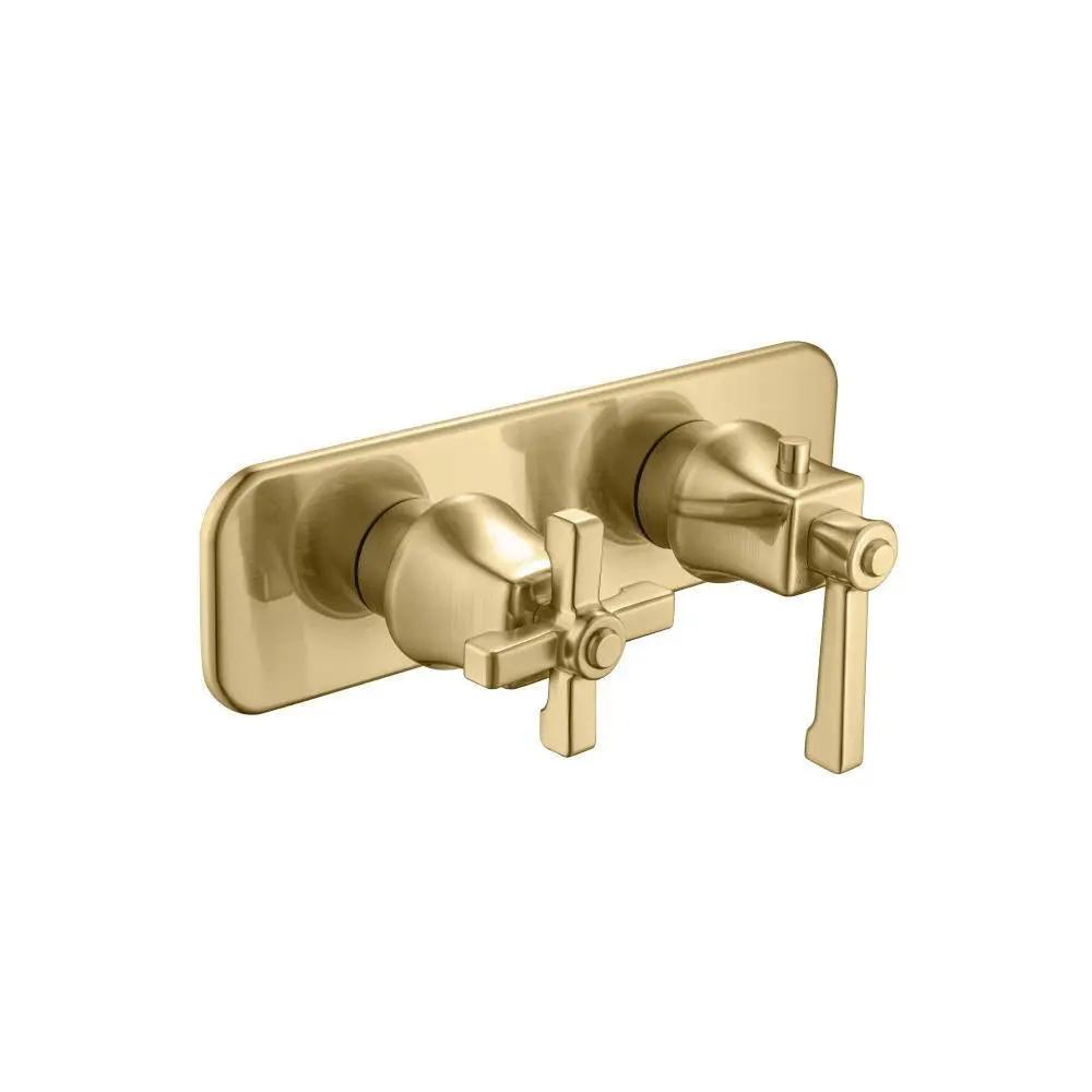 Flusso Serie 270 3/4" Horizontal Thermostatic Shower Valve and Trim - 1 Ouptut by Flusso