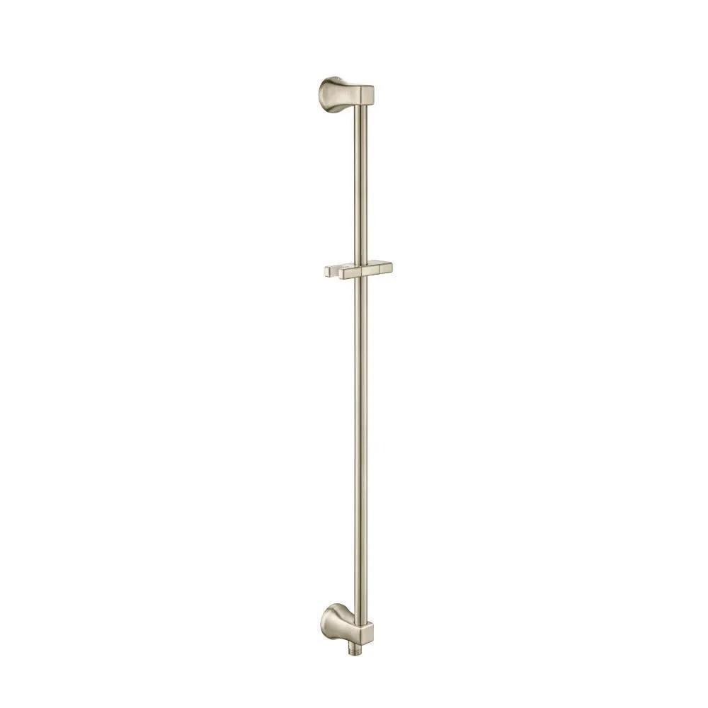 brushed nickel pvd shower slide bar