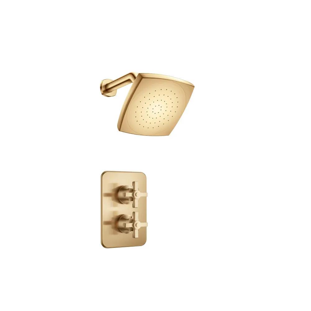 Flusso Serie 270 Single Output Shower Set with Shower Head and Arm by Flusso