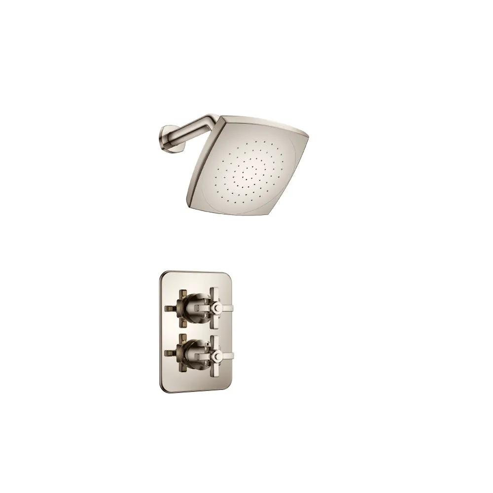 Flusso Serie 270 Single Output Shower Set with Shower Head and Arm by Flusso