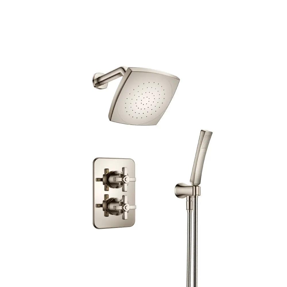 Flusso Serie 270 Single Output Shower Set with Shower Head and Arm by Flusso