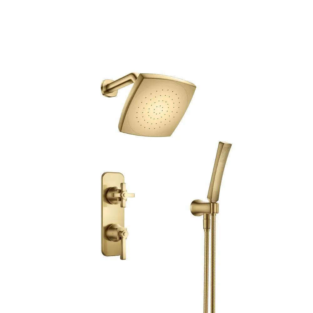 Flusso Serie 270 Two Output Shower Set with Shower Head and Hand Held by Flusso