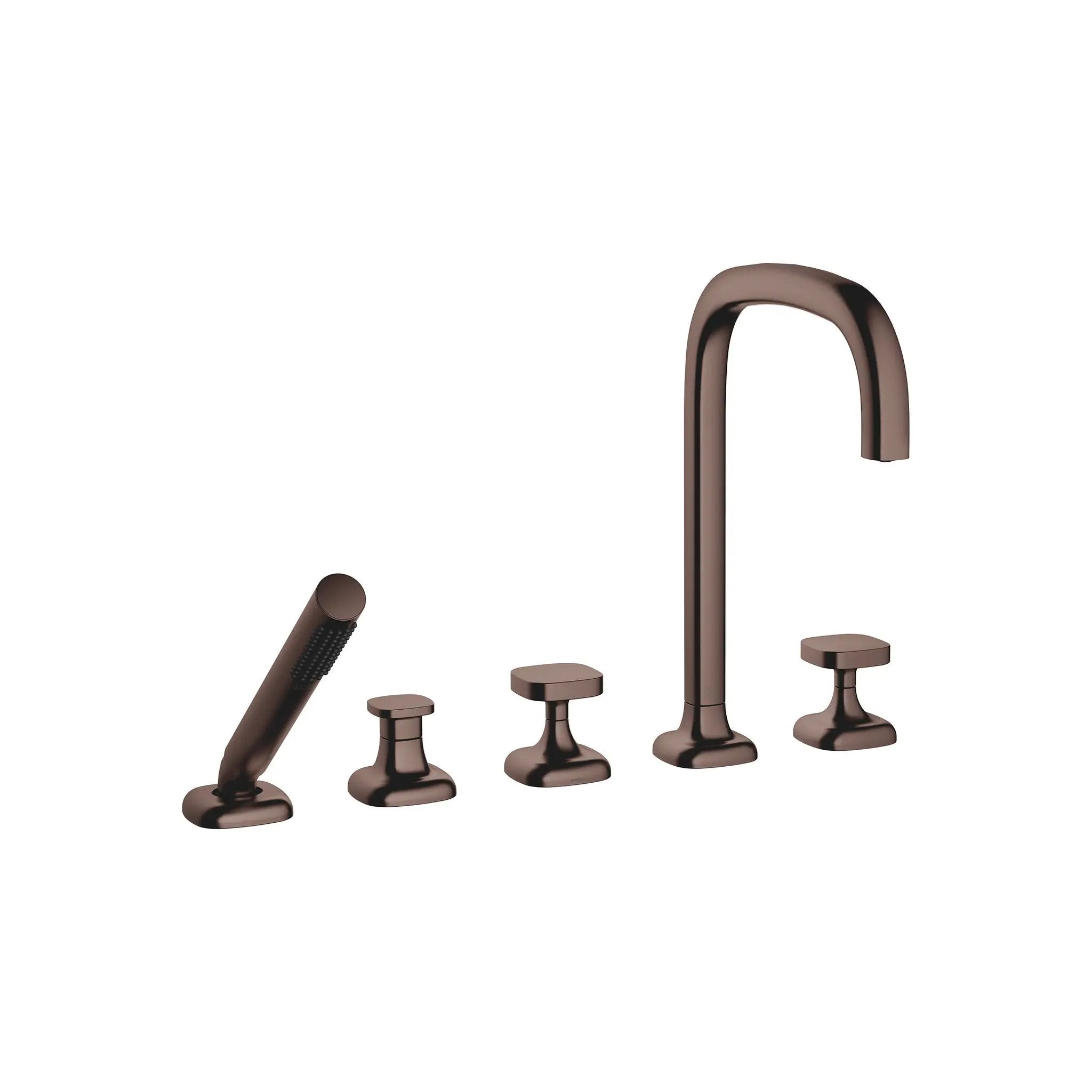 Dornbracht COYA Five Hole Tub Set for Deck-Mounted Tub Installation with Diverter by Dornbracht