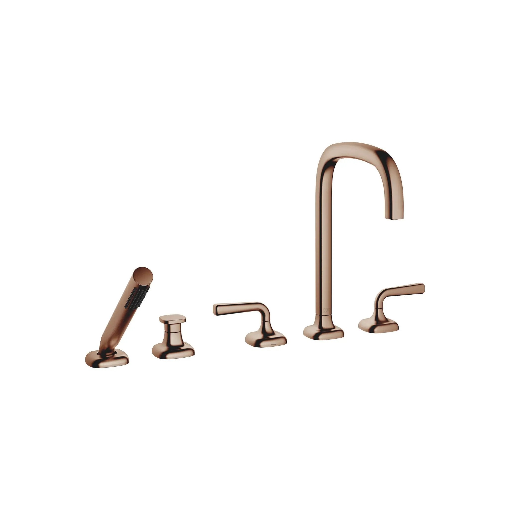 Dornbracht COYA Five Hole Tub Set for Deck-Mounted Tub Installation with Diverter by Dornbracht