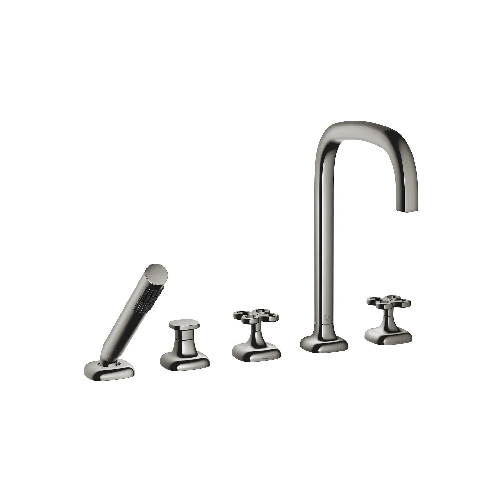 Dornbracht COYA Five Hole Tub Set for Deck-Mounted Tub Installation with Diverter by Dornbracht