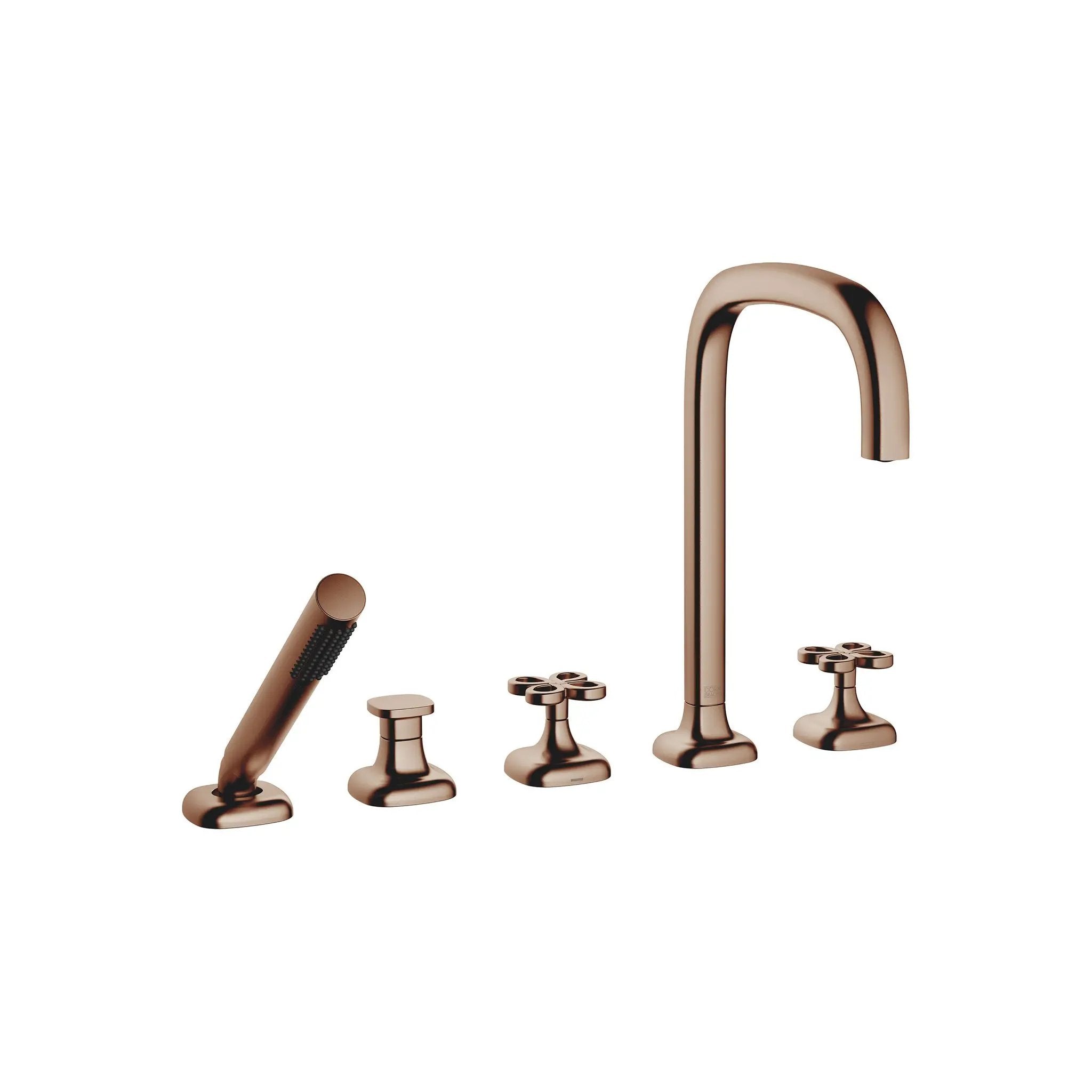 Dornbracht COYA Five Hole Tub Set for Deck-Mounted Tub Installation with Diverter by Dornbracht