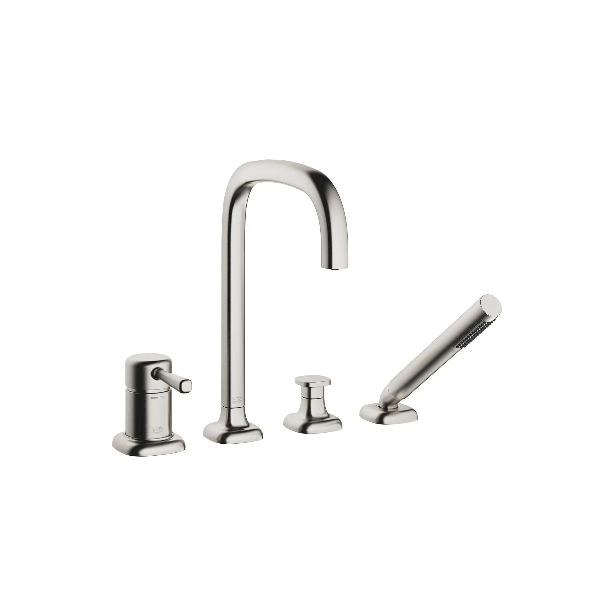 Dornbracht COYA Deck-Mounted Tub Mixer, with Hand Shower Set for Deck-Mounted Tub Installation by Dornbracht