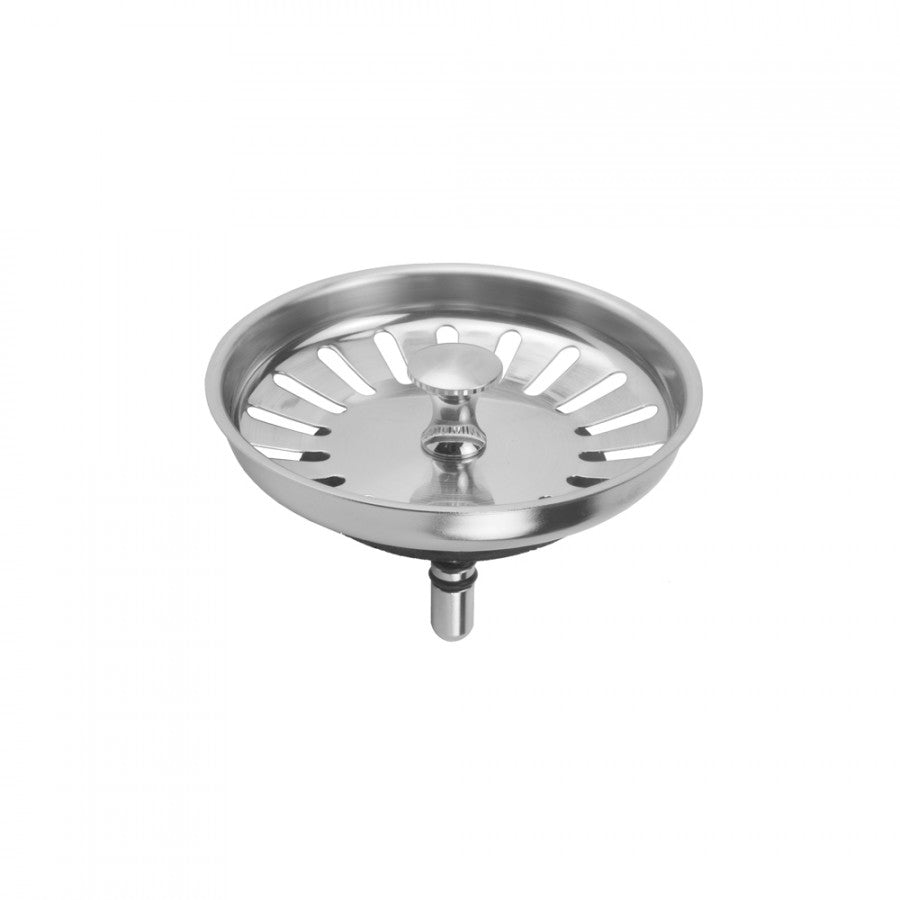 polished chrome strainer