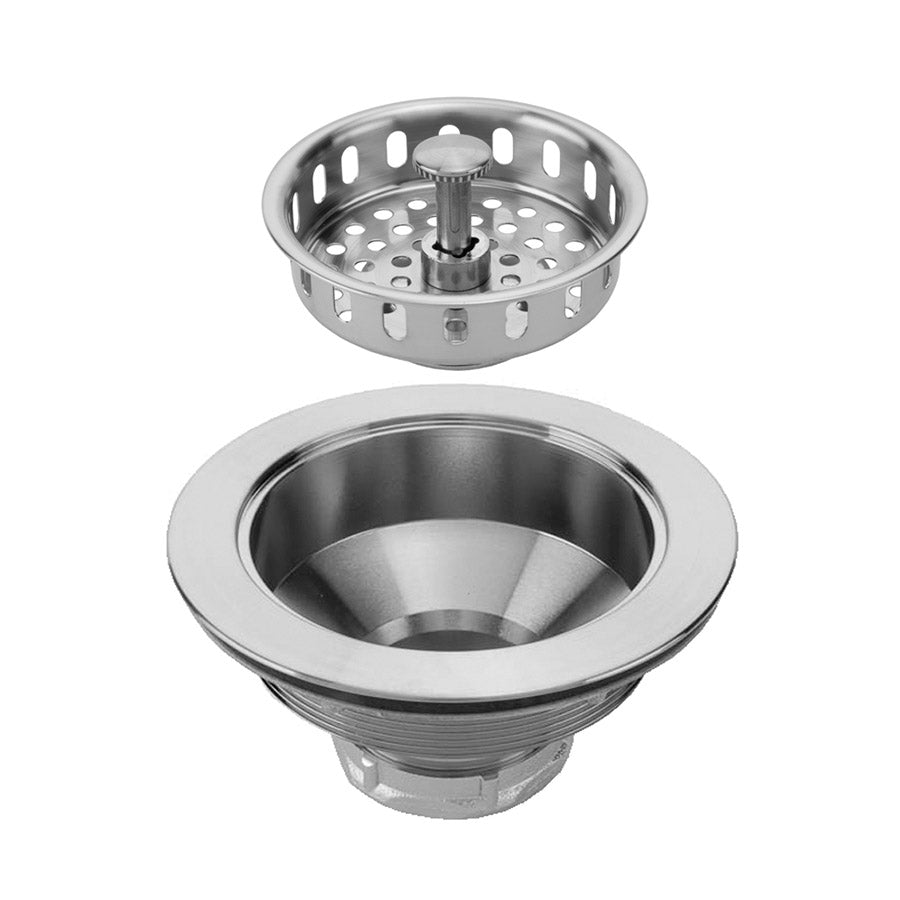 polished chrome strainer