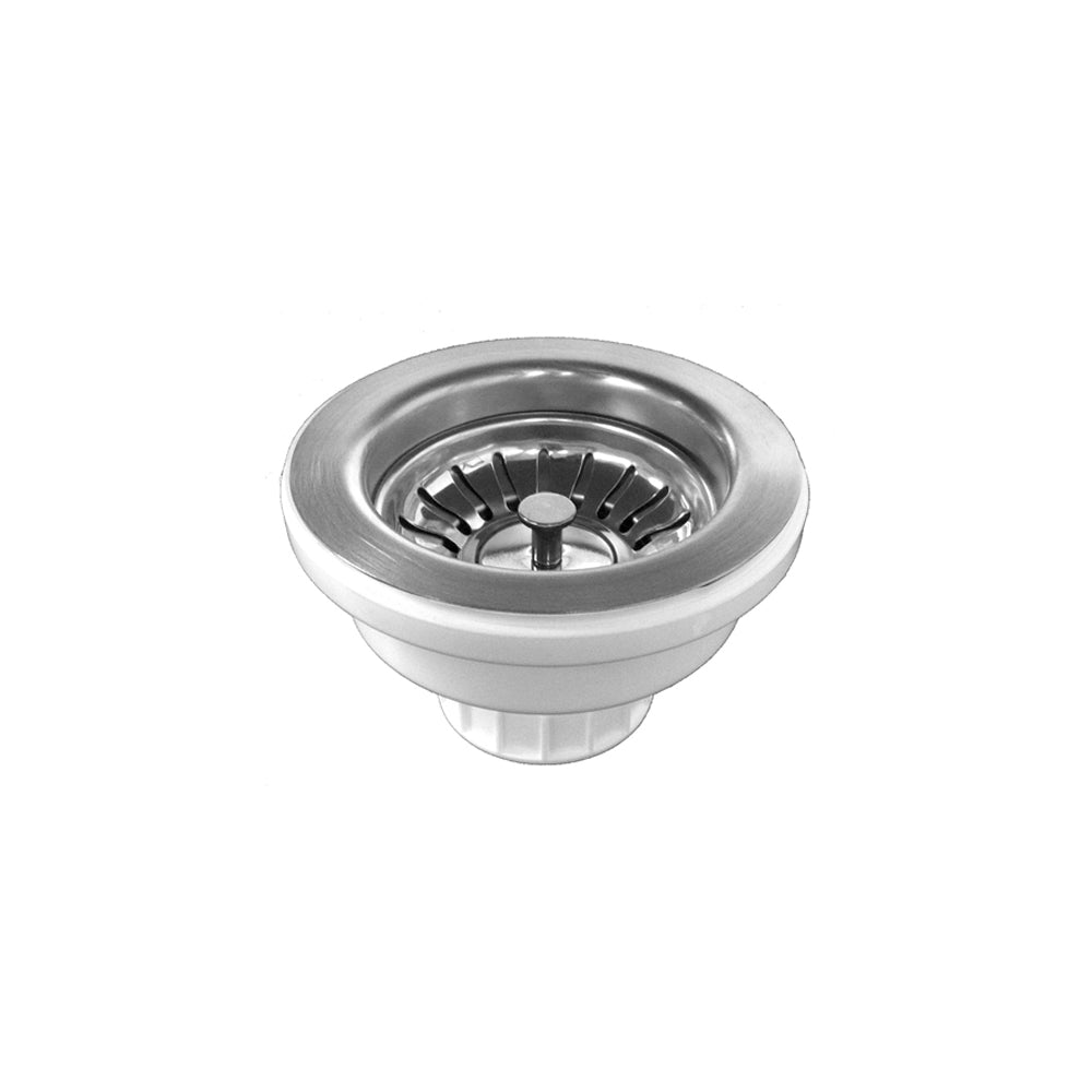 brushed stainless strainer