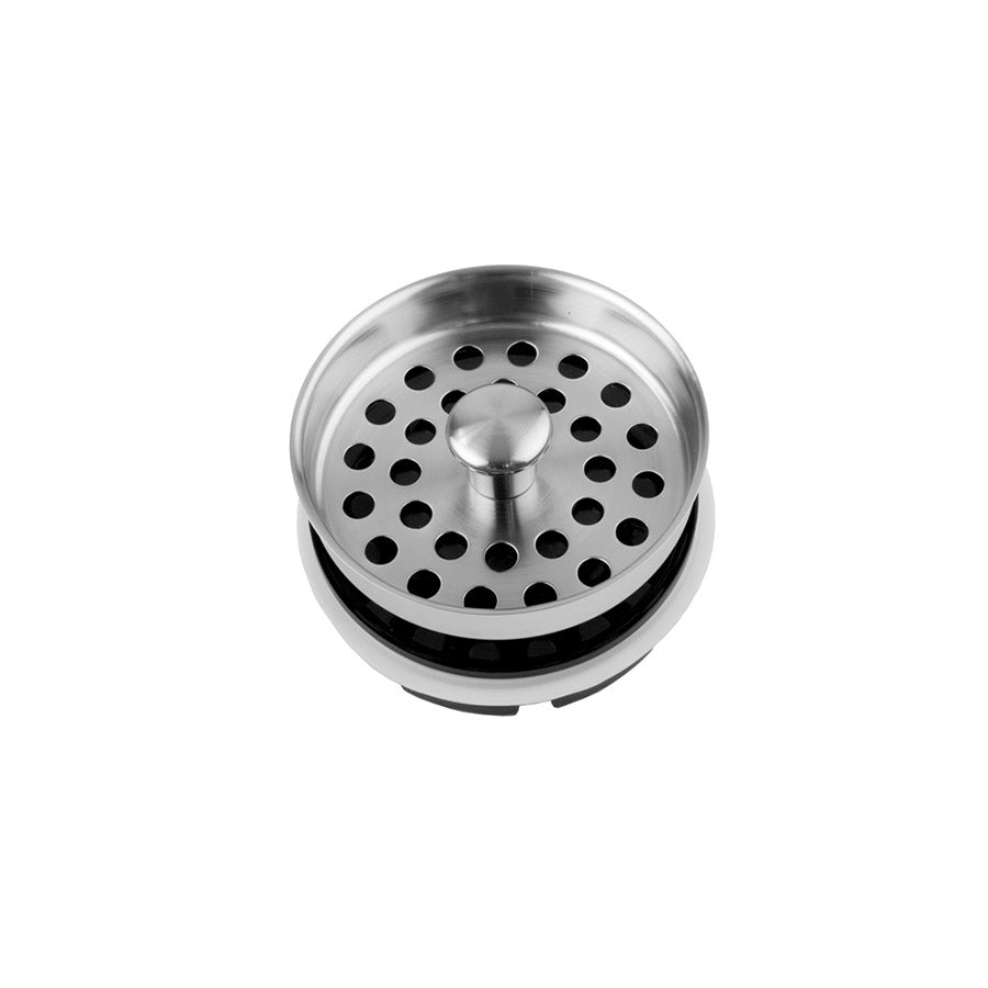 polished chrome strainer