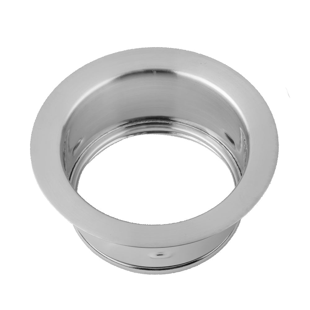 polished chrome flange