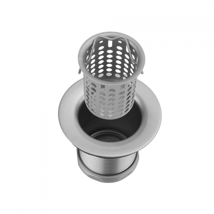 polished chrome strainer