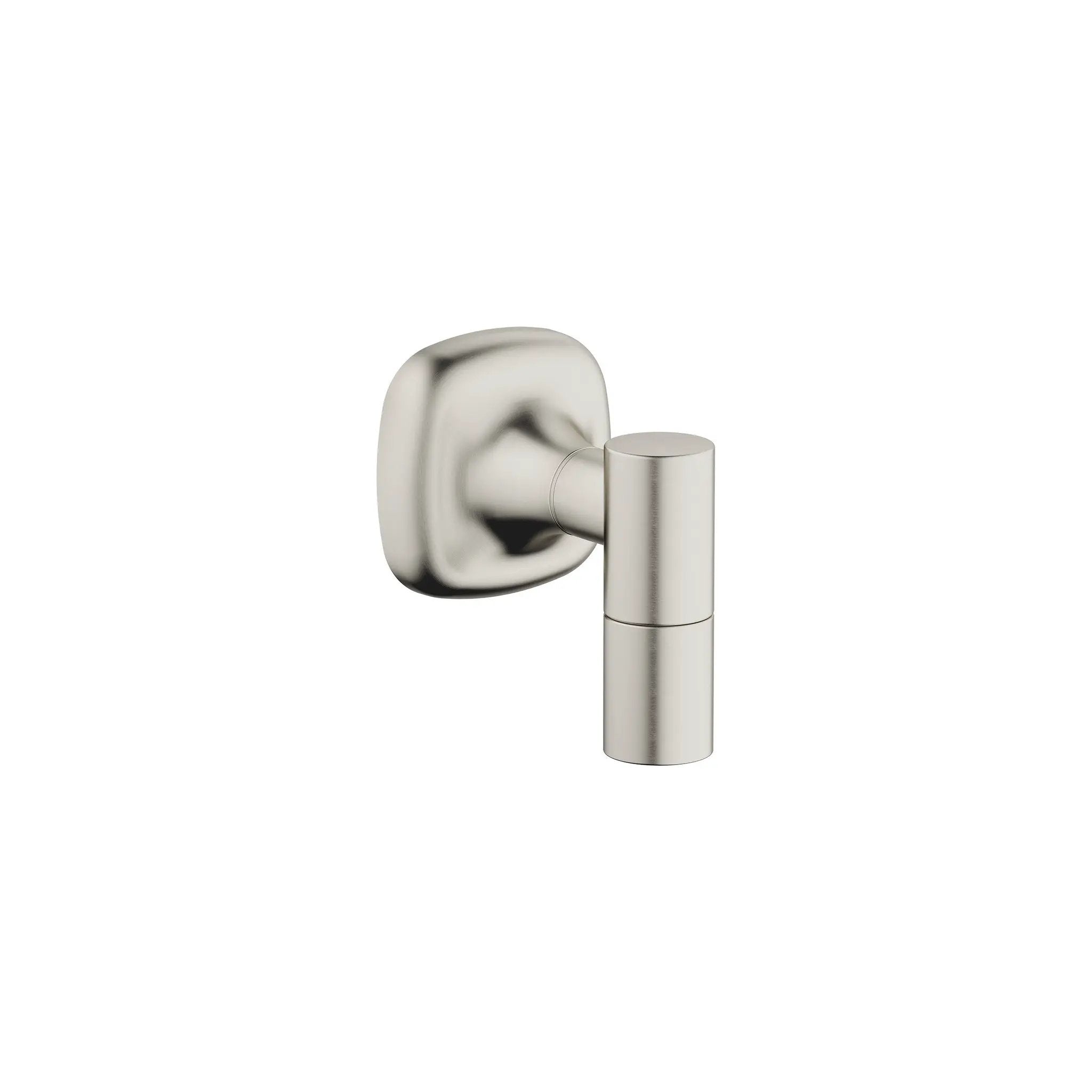 brushed platinum wall elbow