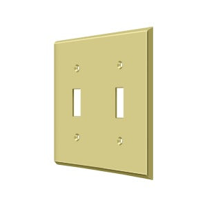 Deltana Switch Plate, Double Standard