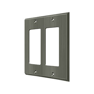 Deltana Switch Plate, Double Rocker