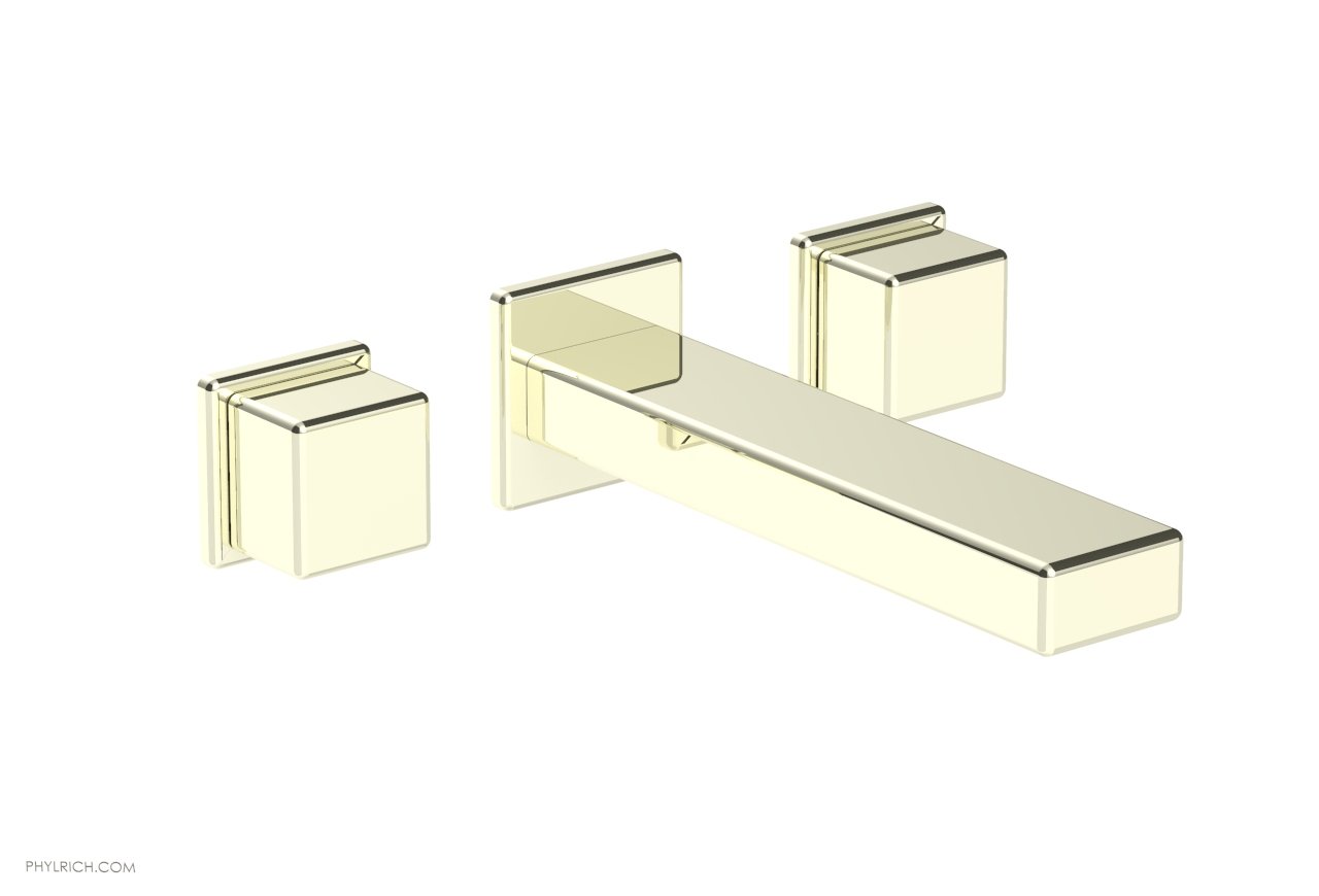 Phylrich MIX Wall Lavatory Set - Cube Handles