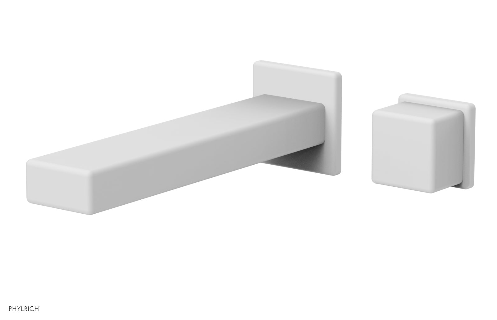 Phylrich MIX Single Handle Wall Lavatory Set - Cube Handle