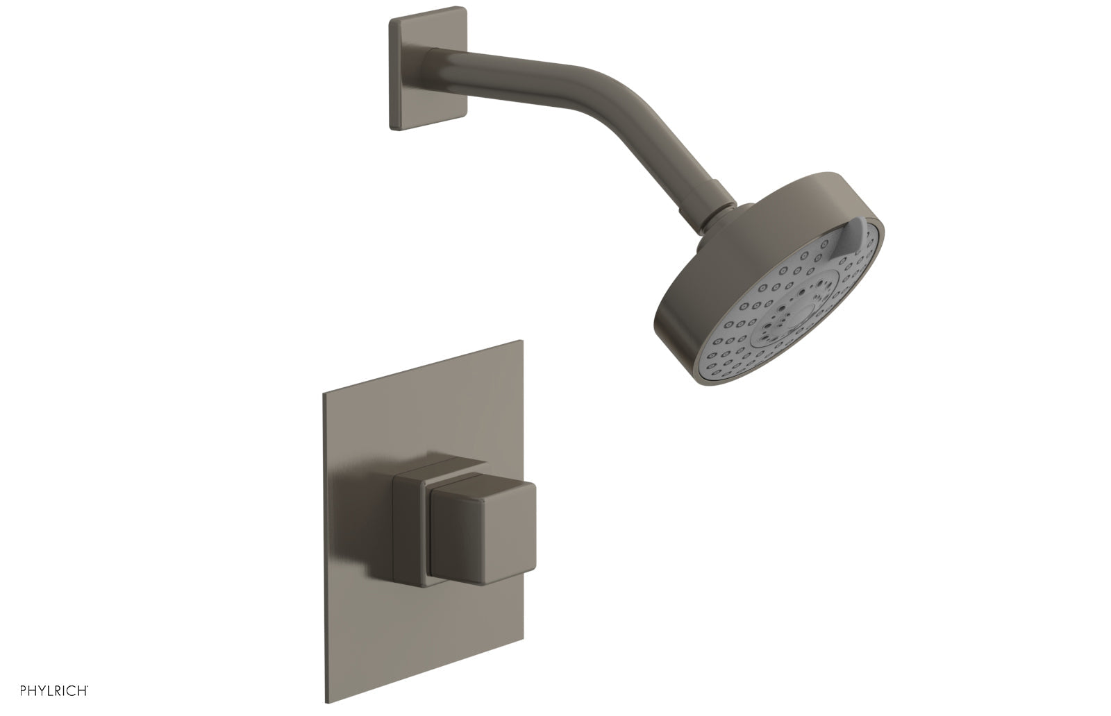 Phylrich MIX Pressure Balance Shower Set - Cube Handle