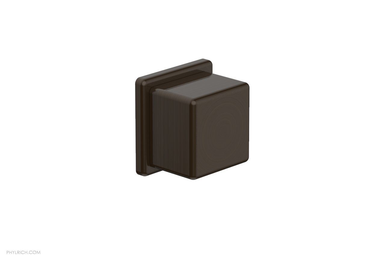 Phylrich MIX Volume Control/Diverter Trim - Cube Handle