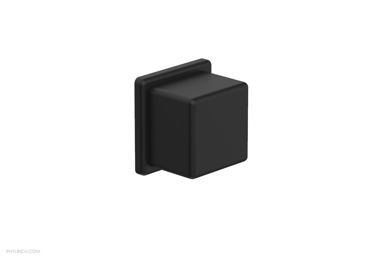 Phylrich MIX Volume Control/Diverter Trim - Cube Handle