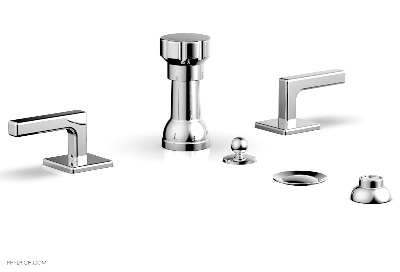 polished chrome bidet set