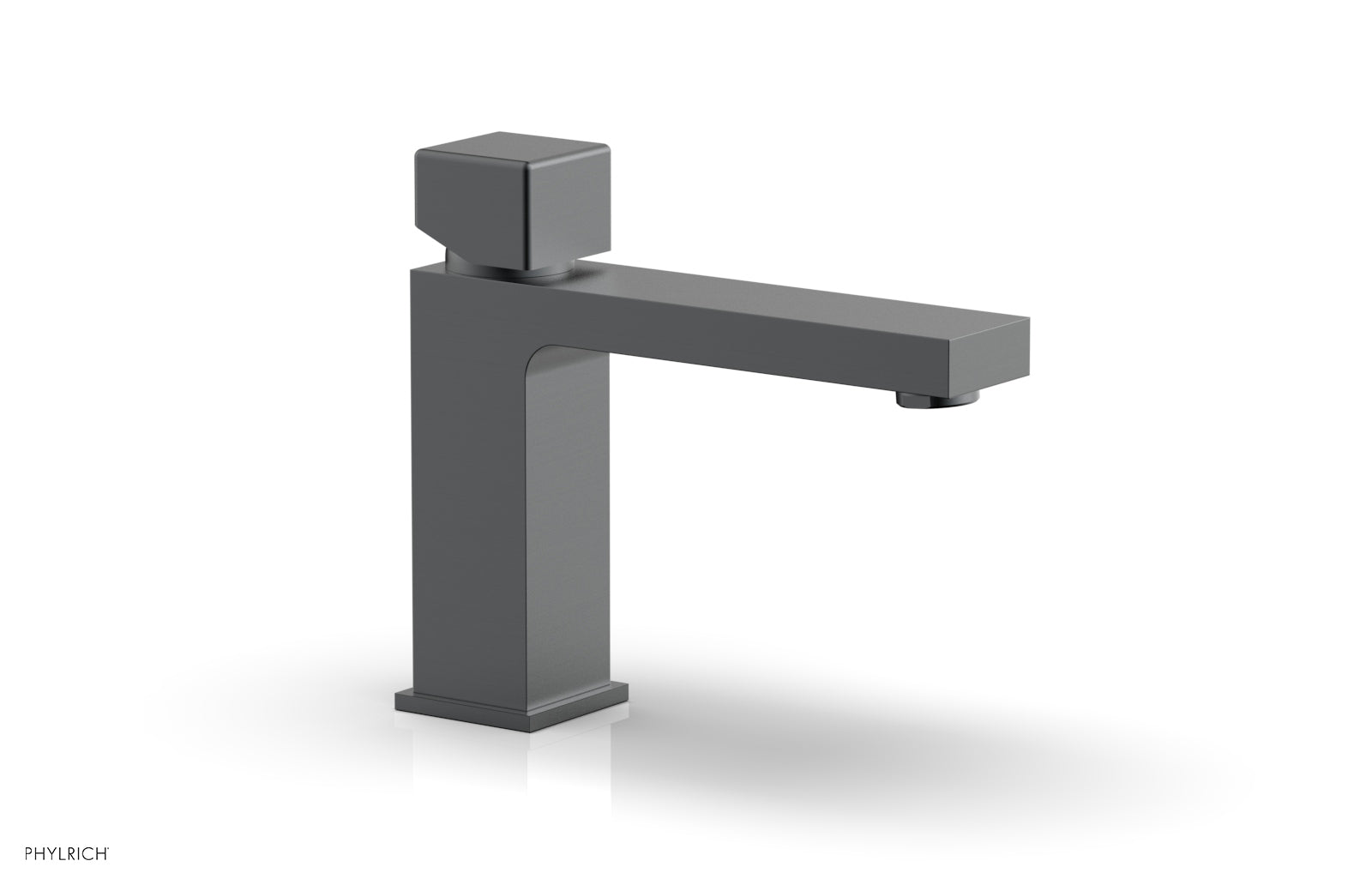 Phylrich MIX Single Hole Lavatory Faucet, Low - Cube Handle