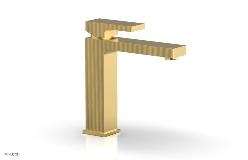 Phylrich STRIA Single Hole Lavatory Faucet, Blade Handle