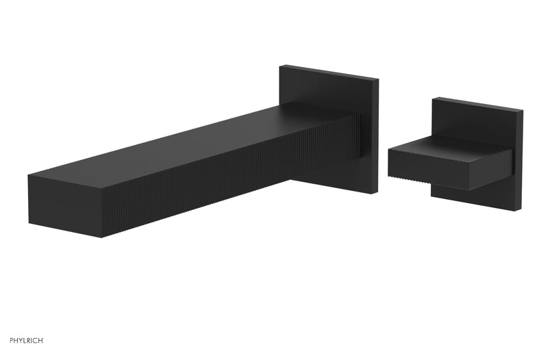 Phylrich STRIA Single Handle Wall Lavatory Set - Blade Handle